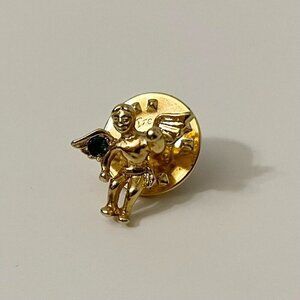 Vintage Tiny Treasures and Trinkets Birthstone Guardian Angel Lapel Pin